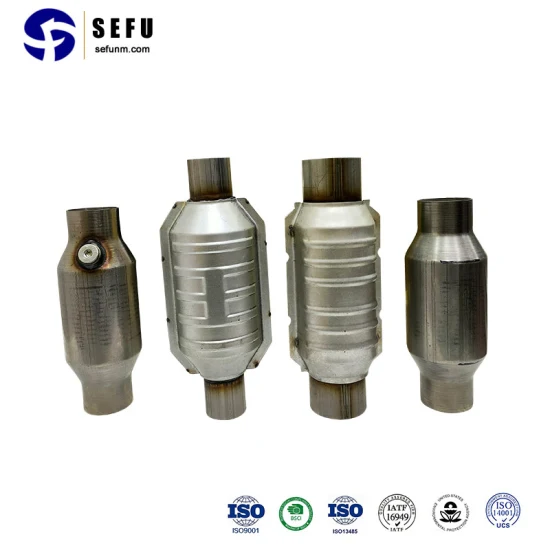 Automobile & Motorcycle 3 Way Catalyst Manufacturers Three Way Catalytic Converter with Ceramic Honeycomb Substrate & Metallic Carrier Catalyst