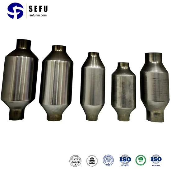 Selective Catalytic Reduction Honeycomb Ceramic Catalyst Substrate Platinum Automobile Universal Twc Three Way Catalytic Converter