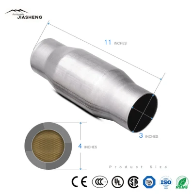 3 Inch Inlet/Outlet Catalytic Converter Universal-Fit High Quality Exhaust Auto Catalytic Converter