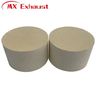 Exhaust System Universal Honeycomb Ceramic Monolith Catalyst Support 100*100mm